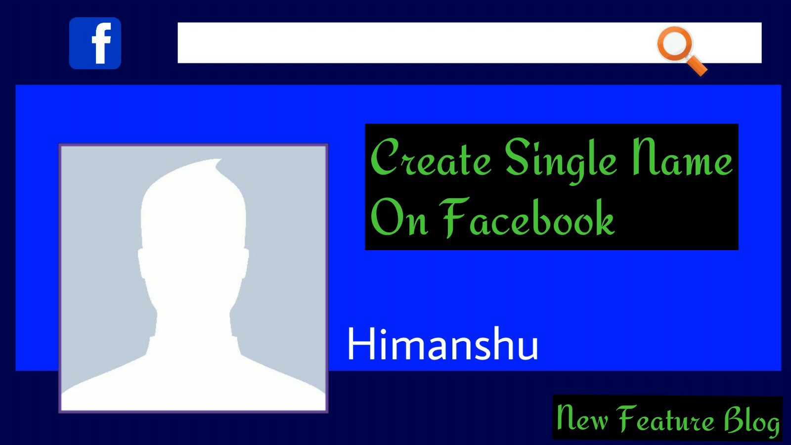 facebook par single name kaise set kare