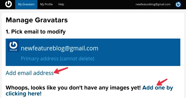 add-other-email-and-image-in-gravatar