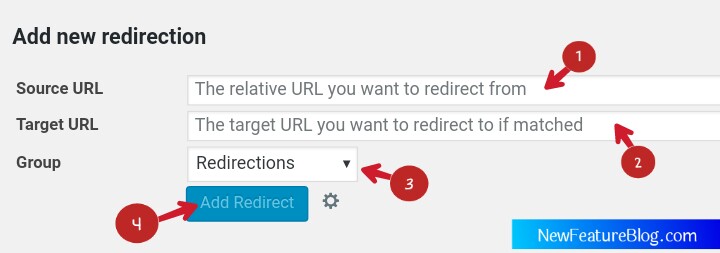 redirect 404 error url on new url with redirection